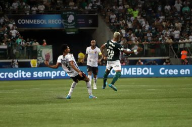 Sudamericana Futbol Recopa Finali: Palmeiras ve Athletico-PR. 2 Mart 2022, Sao Paulo, Brezilya. Athletico Paranaensa 'ya karşı 2-0' lık galibiyetten sonra Sudamericana Futbol Recopa Finali