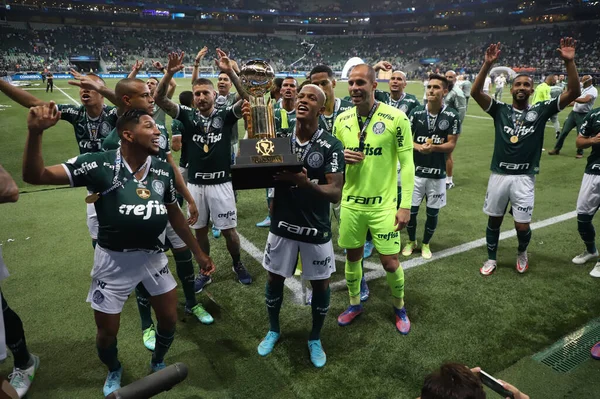 Sudamericana Soccer Recopa Finale Palmeiras Und Athletico März 2022 Sao — Stockfoto