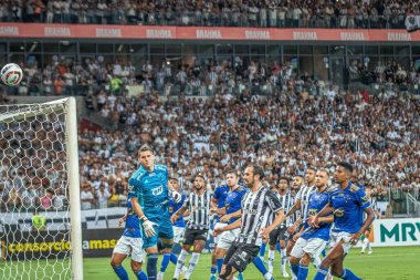 Mineiro Futbol Şampiyonası: Atletico-MG ve Cruzeiro. 6 Mart 2022, Belo Horizonte, Minas Gerais, Brezilya: Mineirao Stadyumu 'nda düzenlenen 2022 Mineiro Futbol Şampiyonası' nın dokuzuncu turu için geçerli olan Atletico-MG ve Cruzeiro arasındaki futbol maçı