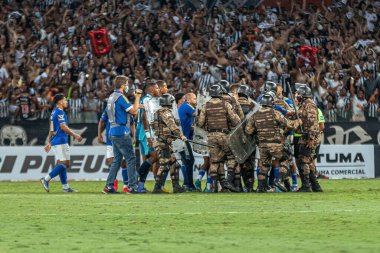 Mineiro Futbol Şampiyonası: Atletico-MG ve Cruzeiro. 6 Mart 2022, Belo Horizonte, Minas Gerais, Brezilya: Mineirao Stadyumu 'nda düzenlenen 2022 Mineiro Futbol Şampiyonası' nın dokuzuncu turu için geçerli olan Atletico-MG ve Cruzeiro arasındaki futbol maçı