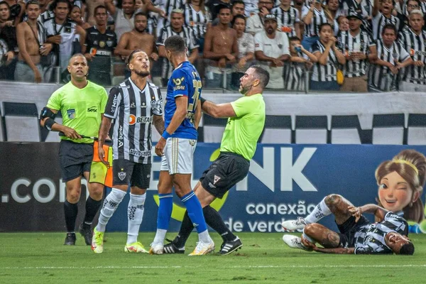 Mineiro Πρωτάθλημα Ποδοσφαίρου Atletico Και Cruzeiro Μαρτίου 2022 Belo Horizonte — Φωτογραφία Αρχείου