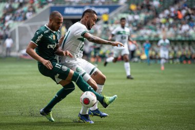 Paulista Futbol Şampiyonası, Palmeiras ve Guarani. 6 Mart 2022, Sao Paulo, Brezilya: Sao Paulo 'daki Allianz Parque Stadyumu' nda yapılan Paulista Futbol Şampiyonası 'nın 10. turu için Palmeiras ve Guarani arasında oynanan futbol maçı.