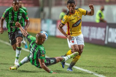 Libertadores Futbol Kupası - Üçüncü aşama: Guayaquil 'den Amerika-MG ve Barcelona. 8 Mart 2022, Belo Horizonte, Brezilya: Guayaquil 'den Amerika Mineira ile Barselona arasında oynanan futbol maçı, Libertadores Futbol Kupası 2022 - Üçüncü Sahne