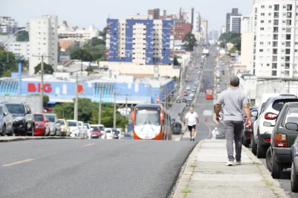 Transporte Público Curitiba Sofre Reajuste Tarifário Março 2022 Curitiba Paraná — Fotografia de Stock