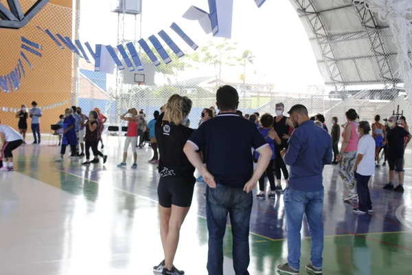 Attività Sportive Balli Conferenze Sono Offerti Curitiba Occasione Della Giornata — Foto Stock