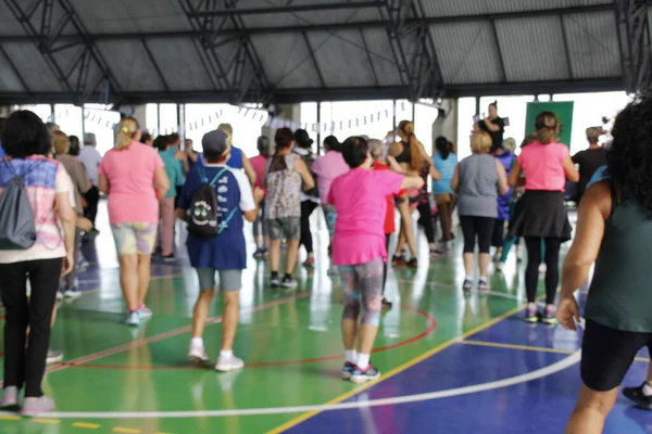 Atividades Esportivas Danças Palestras São Oferecidas Curitiba Dia Internacional Mulher — Fotografia de Stock