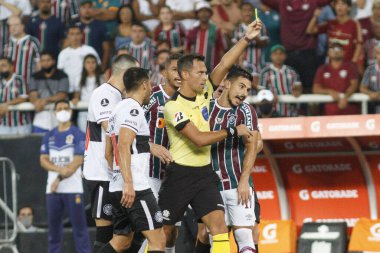Libertadores Futbol Kupası - Üçüncü aşama: Fluminense ve Olimpia-PAR. 9 Mart 2022, Rio de Janeiro, Brezilya: Nilton Santos 'ta düzenlenen Libertadores Futbol Kupası' nın üçüncü aşaması için geçerli olan Fluminense ve Olimpia (Paraguay) arasındaki futbol maçı