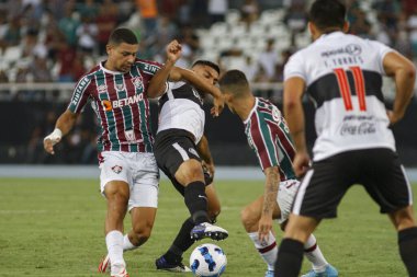 Libertadores Futbol Kupası - Üçüncü aşama: Fluminense ve Olimpia-PAR. 9 Mart 2022, Rio de Janeiro, Brezilya: Nilton Santos 'ta düzenlenen Libertadores Futbol Kupası' nın üçüncü aşaması için geçerli olan Fluminense ve Olimpia (Paraguay) arasındaki futbol maçı