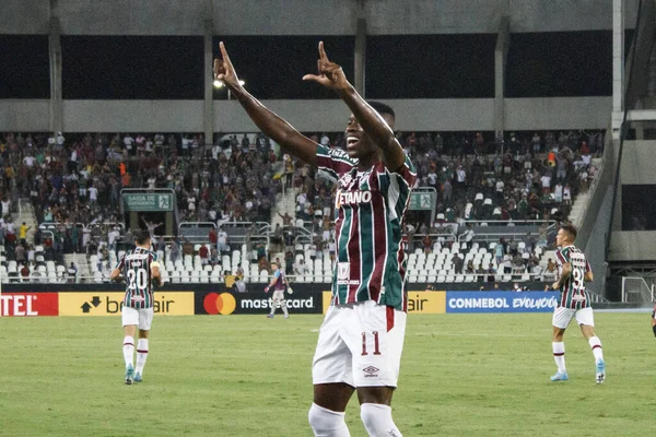 Кубок Либертадорес Футболу Третий Этап Fluminense Olimpia Par Марта 2022 — стоковое фото