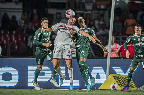 Campionato Calcio Paulista San Paolo Palmeiras Marzo 2022 San Paolo — Foto Stock