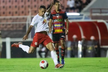 Paulista Futbol Şampiyonası: Ituano ve Red Bull Bragantino. 13 Mart 2022, Itu, Sao Paulo, Brezilya: Paulista Gençler Futbol Şampiyonası 'nın 11. turu için geçerli olan Ituano ve Red Bull Bragantino arasındaki futbol maçı