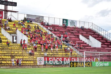 Paulista Futbol Şampiyonası - İkinci Lig: Audax Portuguesa. 12 Mart 2022, Osasco, Sao Paulo, Brezilya: Audax ve Portuguesa arasındaki futbol maçı, Paulista Futbol Şampiyonası 'nın 14. turu için geçerlidir - İkinci Lig