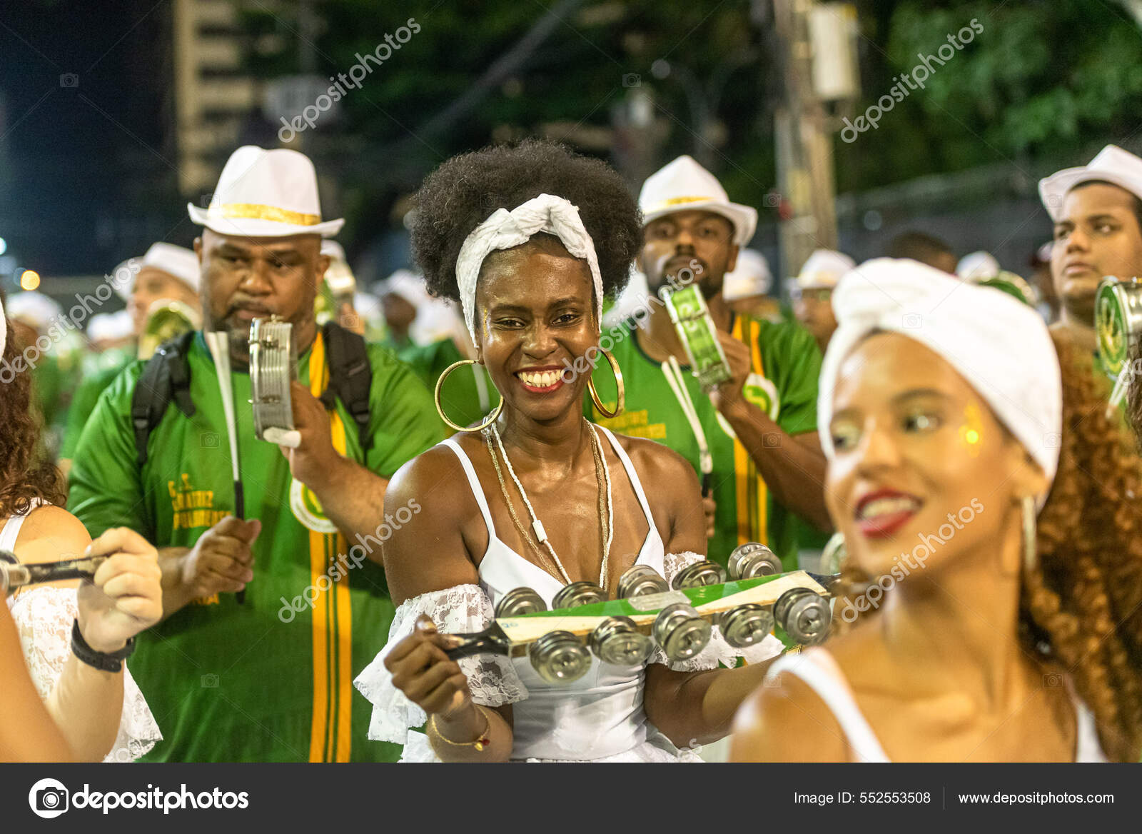 Репетиция Карнавала Школах Самбо Марта 2022 Года Рио Жанейро.