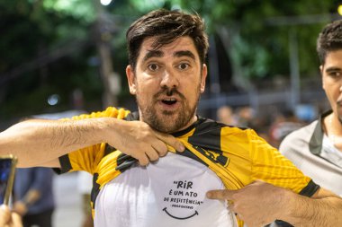 Sambo Okulları Özel Grup Karnaval Provası. 13 Mart 2022, Rio de Janeiro, Brezilya: Rio Karnaval Özel Grubu 'ndan Samba okulları, Sapucai 2022 karnavalının teknik provalarının ikinci günü için 13 Mart Pazar günü Sapucai' ye geri döndüler.. 