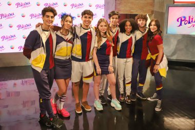 SBT televizyon kanalının stüdyolarında, Brezilyalı yayıncı tarafından hazırlanan 