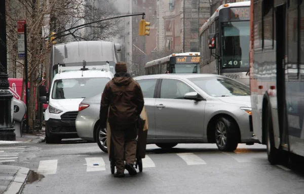 Aziz Patrick Günü Geçidi Nin Bir Sonucu Olarak Trafik Sıkışık — Stok fotoğraf