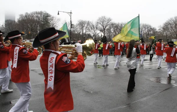 Svatý Patricks Day Parade Zpět Letech Virtuální Oslavy Uprostřed Covid — Stock fotografie