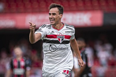 Paulista Futbol Şampiyonası: Sao Paulo ve Botafogo-SP. 19 Mart 2022, Sao Paulo, Brezilya: Sao Paulo ve Botafogo arasında oynanan futbol maçı, Paulista Futbol Şampiyonası 'nın son turu için geçerlidir.