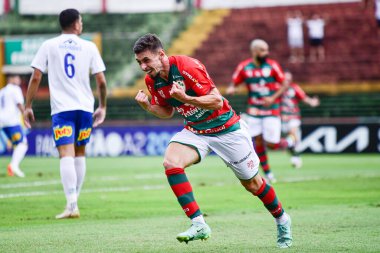 Paulista Futbol Şampiyonası - İkinci Lig Portekizce ve Portekizce 18 Mart 2022, Sao Paulo, Brezilya: Portekiz ve Portekiz arasında oynanan futbol maçı, Paulista Şampiyonası 'nın 15. turu için geçerli - İkinci Lig