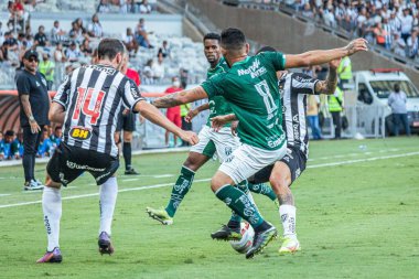 Mineiro Futbol Şampiyonası: Atletico-MG ve Caldense. 19 Mart 2022, Belo Horizonte, Minas Gerais, Brezilya: Mineirao Stadyumu 'nda düzenlenen Mineiro Futbol Şampiyonası' nın son turu için geçerli olan Atletico-MG ve Caldense arasındaki futbol maçı