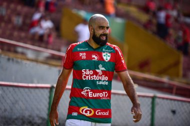 Paulista Futbol Şampiyonası - İkinci Lig Portekizce ve Portekizce 18 Mart 2022, Sao Paulo, Brezilya: Portekiz ve Portekiz arasında oynanan futbol maçı, Paulista Şampiyonası 'nın 15. turu için geçerli - İkinci Lig