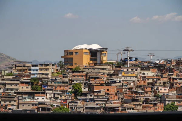 Rio Janeiro Hükümeti Alemao Teleferiğinin Restorasyonuna Başladı Mart 2022 Rio — Stok fotoğraf