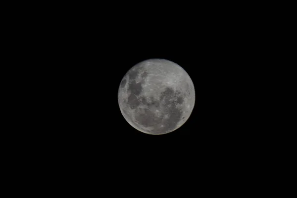 Vollmond Himmel Vom Maua Platz Rio Janeiro Aus Gesehen März — Stockfoto