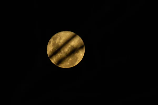 在里约热内卢的毛亚广场看到满月的天空 2022年3月18日 巴西里约热内卢 18日 在里约热内卢毛亚广场看到满月 — 图库照片