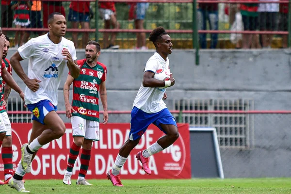 Paulista Futbol Şampiyonası - İkinci Lig Portekizce ve Portekizce 18 Mart 2022, Sao Paulo, Brezilya: Portekiz ve Portekiz arasında oynanan futbol maçı, Paulista Şampiyonası 'nın 15. turu için geçerli - İkinci Lig