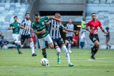 Mineiro Futbol Şampiyonası Yarı Finali: Caldense ve Atletico-MG. 23 Mart 2022, Belo Horizonte, Minas Gerais, Brezilya: Mineiro Futbol Şampiyonası 'nın ilk maçı için geçerli olan Caldense ve Atletico Mineiro arasındaki futbol maçı