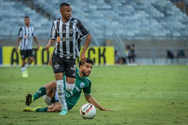 Mineiro Futbol Şampiyonası Yarı Finali: Caldense ve Atletico-MG. 23 Mart 2022, Belo Horizonte, Minas Gerais, Brezilya: Mineiro Futbol Şampiyonası 'nın ilk maçı için geçerli olan Caldense ve Atletico Mineiro arasındaki futbol maçı