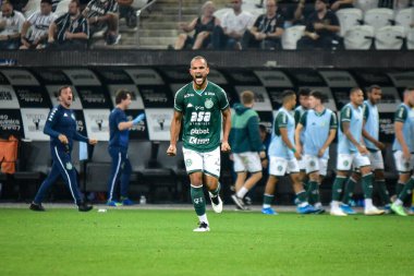 Paulista Futbol Şampiyonası - çeyrek final Korintliler ve Guarani. 24 Mart 2022, Sao Paulo, Brezilya: Neo Quimica Arena 'da yapılan Paulista Futbol Şampiyonası çeyrek finalleri için geçerli olan Corinthians ve Guarani arasındaki futbol maçı 