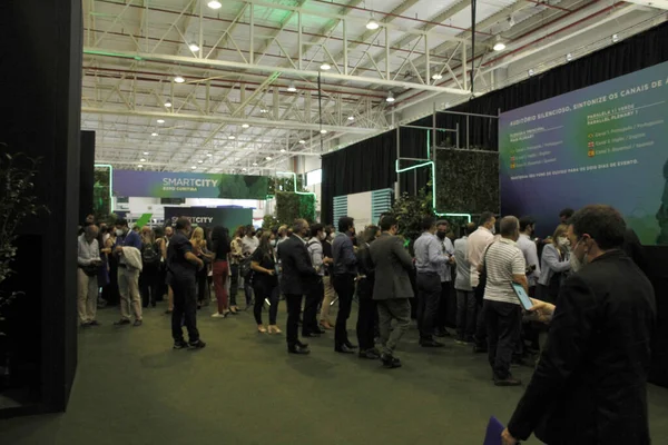 Smart City Expo Curitiba Nın Üçüncüsü Barigui Fuarı Nda Geçiyor — Stok fotoğraf