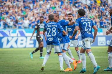 Mineiro Futbol Şampiyonası Yarı Finali: Atletik ve Cruzeiro. 26 Mart 2022, Belo Horizonte, Minas Gerais, Brezilya: Mineirao 'da düzenlenen Mineiro Futbol Şampiyonası Yarı Finali' nin dönüşü için geçerli olan Atletizm Kulübü ve Cruzeiro arasındaki futbol maçı 