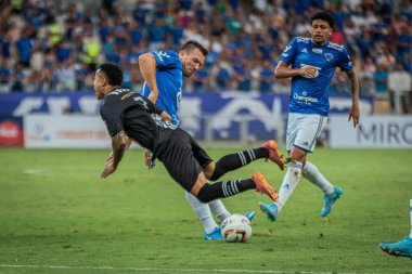 Mineiro Futbol Şampiyonası Yarı Finali: Atletik ve Cruzeiro. 26 Mart 2022, Belo Horizonte, Minas Gerais, Brezilya: Mineirao 'da düzenlenen Mineiro Futbol Şampiyonası Yarı Finali' nin dönüşü için geçerli olan Atletizm Kulübü ve Cruzeiro arasındaki futbol maçı 