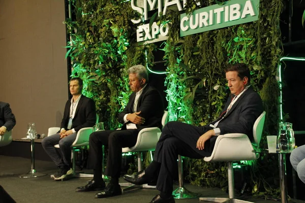 Terza Edizione Smart City Expo Curitiba Svolge Expo Barigui Marzo — Foto Stock