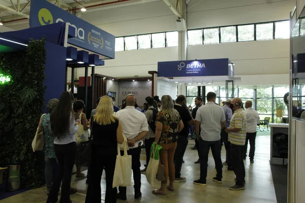 Terza Edizione Smart City Expo Curitiba Svolge Expo Barigui Marzo — Foto Stock