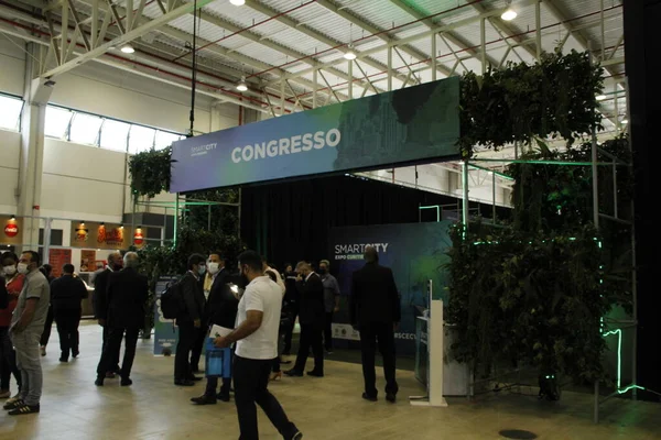 Smart City Expo Curitiba Nın Üçüncüsü Barigui Fuarı Nda Geçiyor — Stok fotoğraf