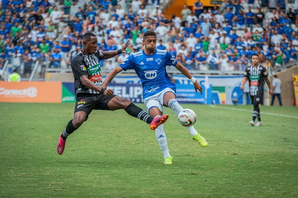 Mineiro Soccer Championship Półfinał Athletic Cruzeiro Marca 2022 Belo Horizonte — Zdjęcie stockowe
