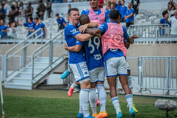 Mineiro Futbol Şampiyonası Yarı Finali: Atletik ve Cruzeiro. 26 Mart 2022, Belo Horizonte, Minas Gerais, Brezilya: Mineirao 'da düzenlenen Mineiro Futbol Şampiyonası Yarı Finali' nin dönüşü için geçerli olan Atletizm Kulübü ve Cruzeiro arasındaki futbol maçı 