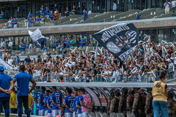 Mineiro Soccer Championship Semifinal Athletic Cruzeiro Marzo 2022 Belo Horizonte —  Fotos de Stock