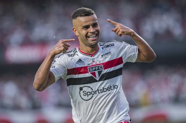 Paulista Futbol Şampiyonası: Sao Paulo, Corinthians 'a karşı. 27 Mart 2022, Sao Paulo, Brezilya: Sao Paulo ve Corinthians arasında 27 Mart Pazar günü Sao Paulo 'daki Morumbi Stadyumu' nda oynanan Paulista Futbol Şampiyonası Yarı Finali için geçerli olan futbol maçı)