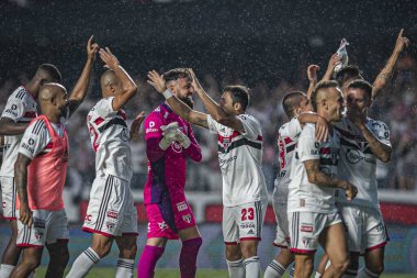 Paulista Futbol Şampiyonası: Sao Paulo, Corinthians 'a karşı. 27 Mart 2022, Sao Paulo, Brezilya: Sao Paulo ve Corinthians arasında 27 Mart Pazar günü Sao Paulo 'daki Morumbi Stadyumu' nda oynanan Paulista Futbol Şampiyonası Yarı Finali için geçerli olan futbol maçı)