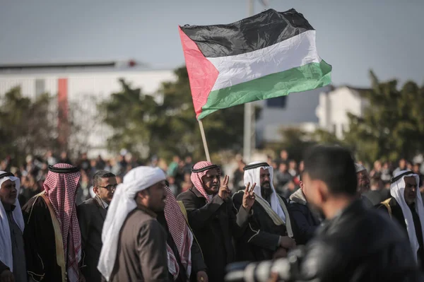 Ημέρα Της Γης Γιορτάζεται Στη Γάζα Της Παλαιστίνης Μαρτίου 2022 — Φωτογραφία Αρχείου