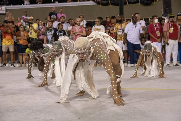 Int Technische Parade Der Sambaschule Academicos Salgueiro Auf Dem Marques — Stockfoto