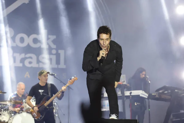 Brazilian Band Capital Inicial Performs Rock Music Festival Brazil Years — Stock Photo, Image