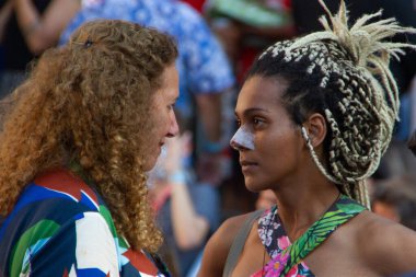 Eski Cumhurbaşkanı Lula, Rio de Janeiro Devlet Üniversitesi 'nde düzenlenen uluslararası bir toplantıya katıldı. 30 Mart 2022, Rio de Janeiro, Brezilya: Eski Cumhurbaşkanı Luiz Inacio Lula da Silva Uluslararası Demokrasi Toplantısına katıldı 