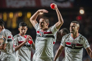 Paulista Futbol Şampiyonası Finalleri Sao Paulo ve Palmeiras. 30 Mart 2022, Sao Paulo, Brezilya: Morumbi Stadyumu 'nda yapılan Paulista Futbol Şampiyonası' nın ilk karşılaşması için geçerli olan Sao Paulo ve Palmeiras arasındaki futbol maçı