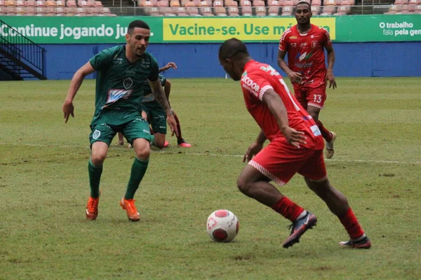 Amazonense Soccer Championship Finale Manaus Und Princesa Solimoes März 2022 — Stockfoto