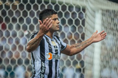 Mineiro Futbol Şampiyonası 2022 - Finaller: Atletico Mineiro Cruzeiro 'ya karşı. 2 Nisan 2022, Belo Horizonte, Minas Gerais, Brezilya: Mineiro 'da düzenlenen Mineiro Futbol Şampiyonası finali için geçerli olan Atletico Mineiro ve Cruzeiro arasındaki futbol maçı